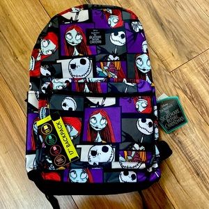 Disney Tim Burton’s The Nightmare Before Christmas 17” Backpack Bookbag NWT